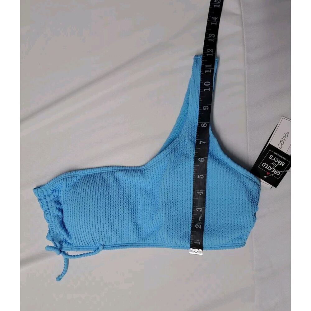 Salt +‎ Cove Juniors' Sandy Ribbed One-Shoulder Bikini Top Size L - Picture 6 of 9